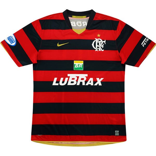 Camiseta Flamengo Replica Primera Ropa Retro 2008 Rojo